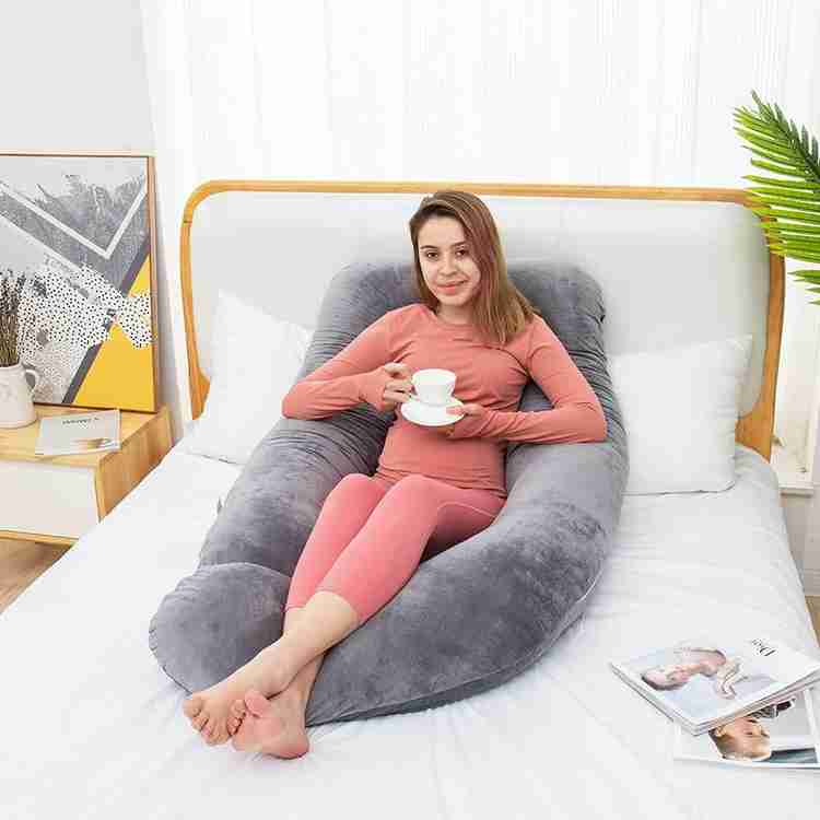 Foodie Puppies J Shape Maternity Sleeping Long Pillow for Pregnant Lady Full Body Support Polyester Fibre Nature Pregnancy Pillow Pack of 1 Buy Foodie Puppies J Shape Maternity Sleeping Long Pillow