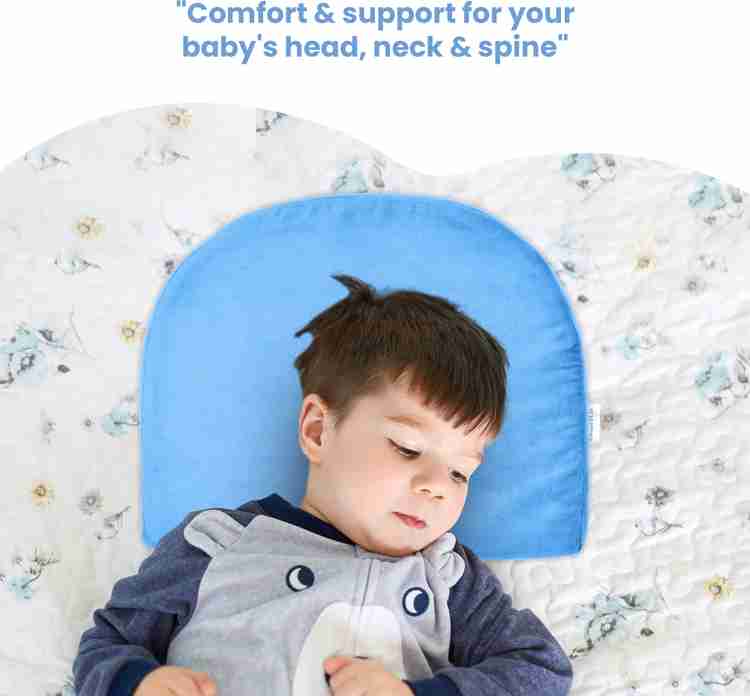 Cherilo C Shaped Elevated Wedge Pillow for Baby Crib Mattress