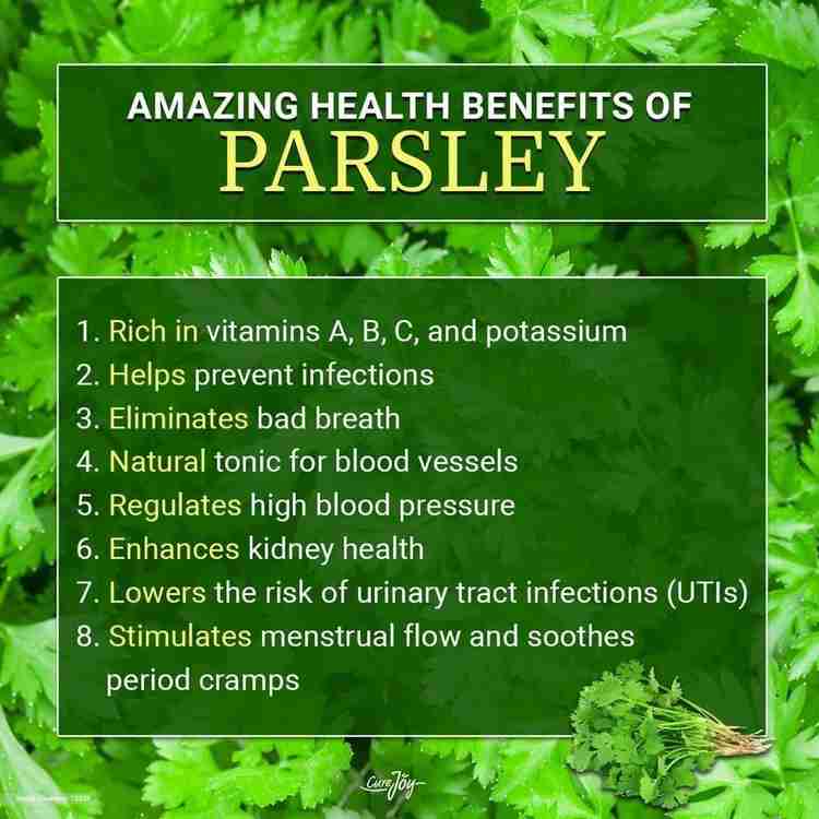 parsley benefits