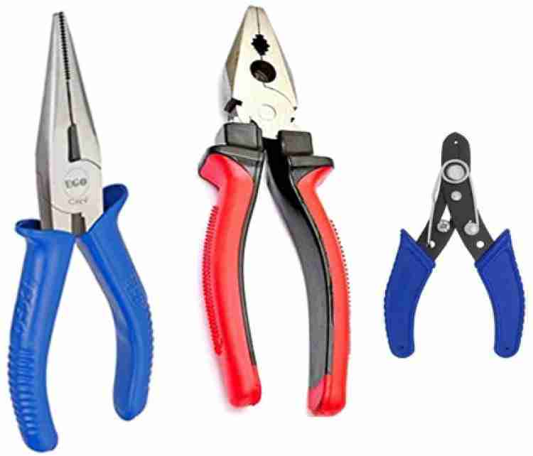 Red Champion Combination & Nose Plier Combo Cutting player With Red Plas  And Wire Cutter Needle Nose Plier Price in India - Buy Red Champion  Combination & Nose Plier Combo Cutting player