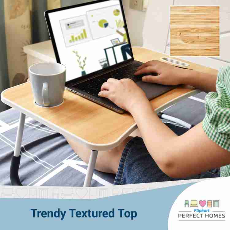 Flipkart Perfect Homes Studio Booster Wood Portable Laptop Table