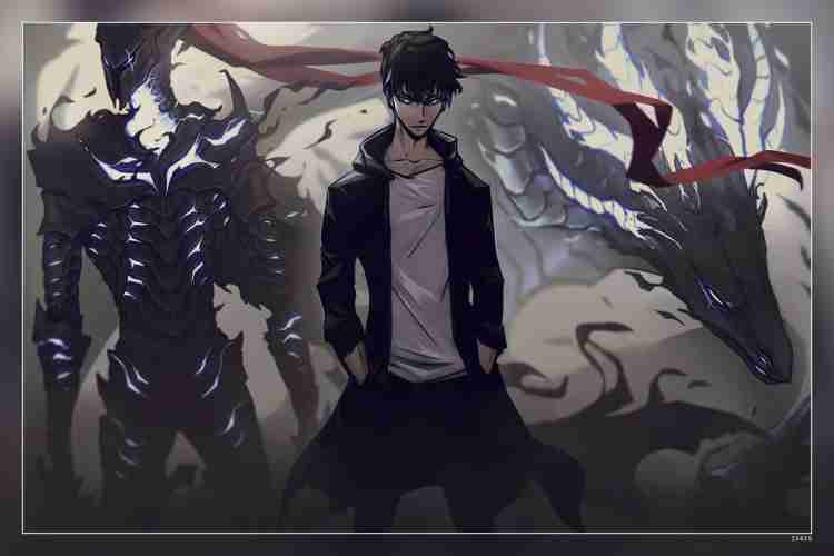 Sung Jin-Woo (Solo Leveling) Anime Matte Finish Poster Paper Print -  Animation & Cartoons posters in India - Buy art, film, design, movie,  music, nature and educational paintings/wallpapers at