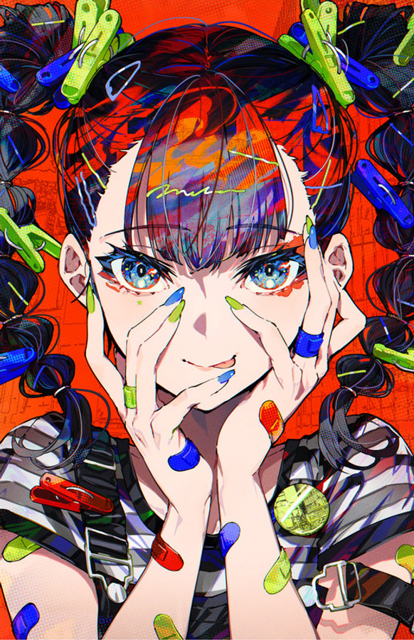 彫刻・オブジェ ACRYLIC BLOCK CYAN Mika Pikazo Mika Pikazo Solo Exhibition 2023 - Acrylic Block Pink - 6” X