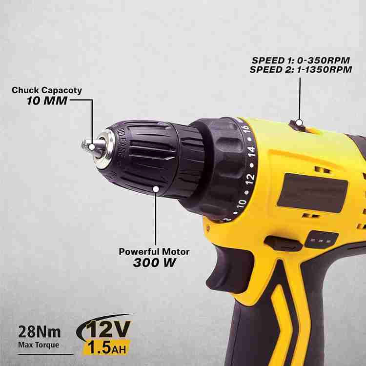 12v or 18v top drill for home use