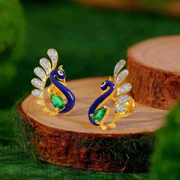 Kalyan jewellers shop diamond studs
