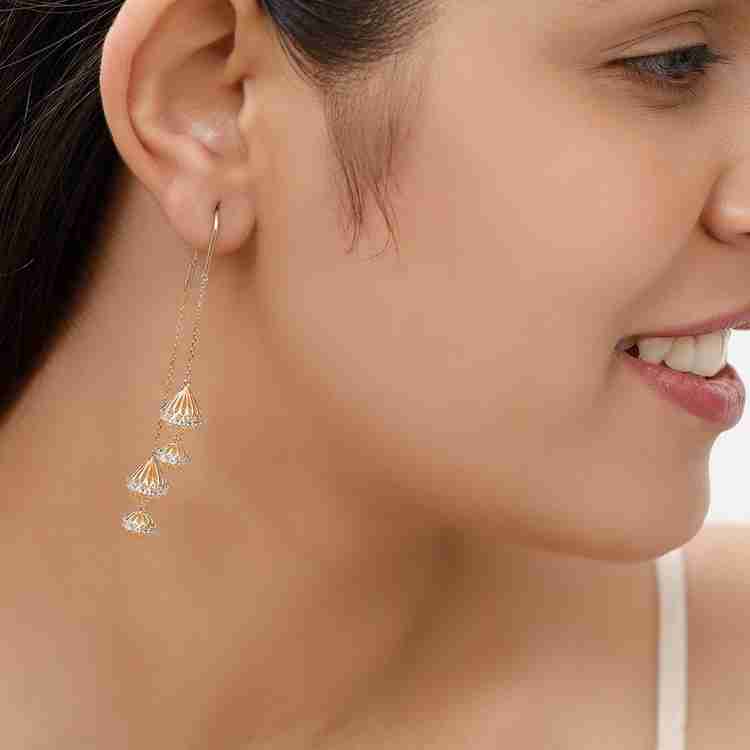 Tanishq earrings store sui dhaga