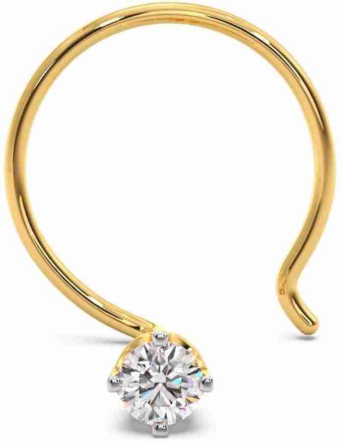 Senco gold diamond hot sale nose pin