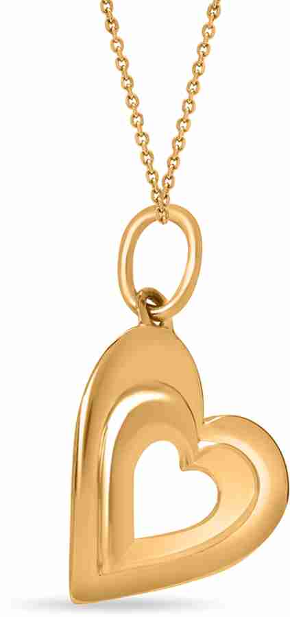 Tanishq hot sale heart pendant