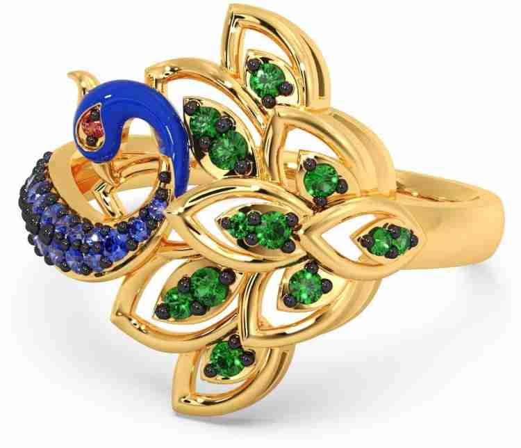 Kalyan jewellers emerald on sale ring