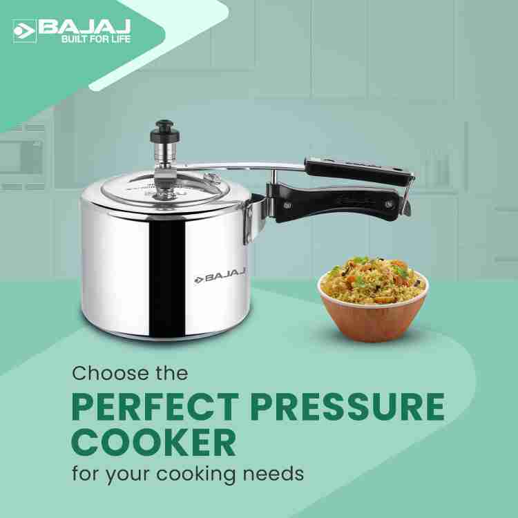 BAJAJ PCX 43 Majesty With Duo Inner Lid 3 L Inner Lid Induction Bottom Pressure Cooker Price in India Buy BAJAJ PCX 43 Majesty With Duo Inner Lid 3 L Inner