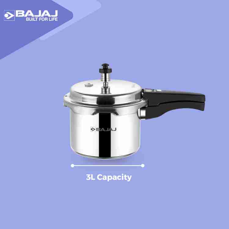 Bajaj cooker 3 discount litre price flipkart