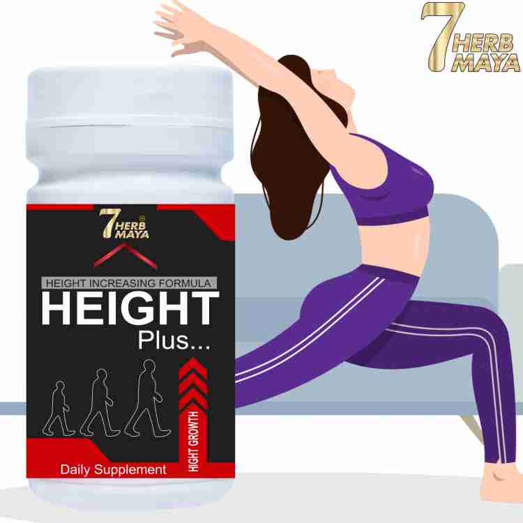 7Herbmaya Height Gainer Height Plus Height Growth Powder Height