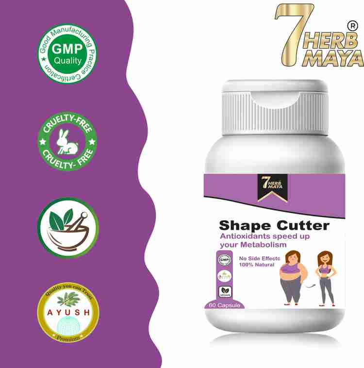 7Herbmaya Shape Cutter Capsule Ayurvedic and Natural Treatment For