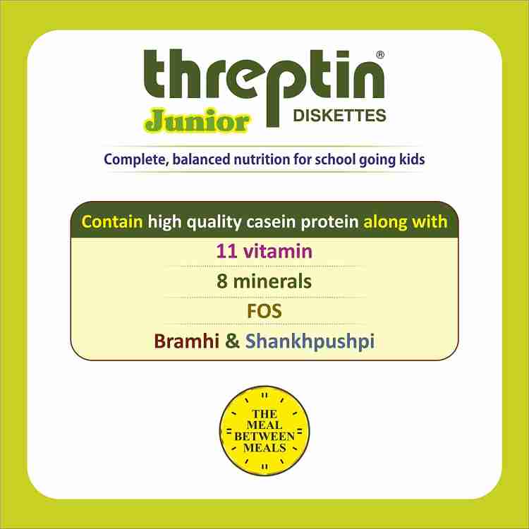 Threptin Junior Diskettes for Kids Protein Cookie Price in India