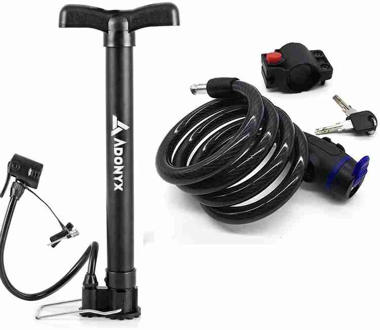 Bike pump lock on sale