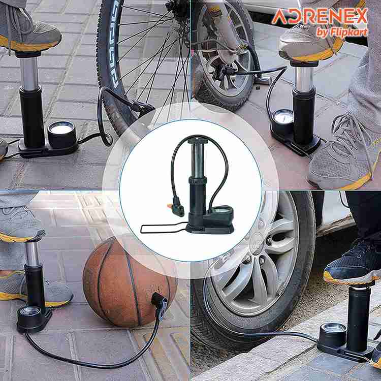 Adrenex by Flipkart Cycle Air Pump Multipurpose Mini Foot Pump for Ball Bicycle Car Motorcycle Football Pump Volleyball Pump Float Handball Pump Balloon Pump Buy Adrenex by Flipkart Cycle Air Pump