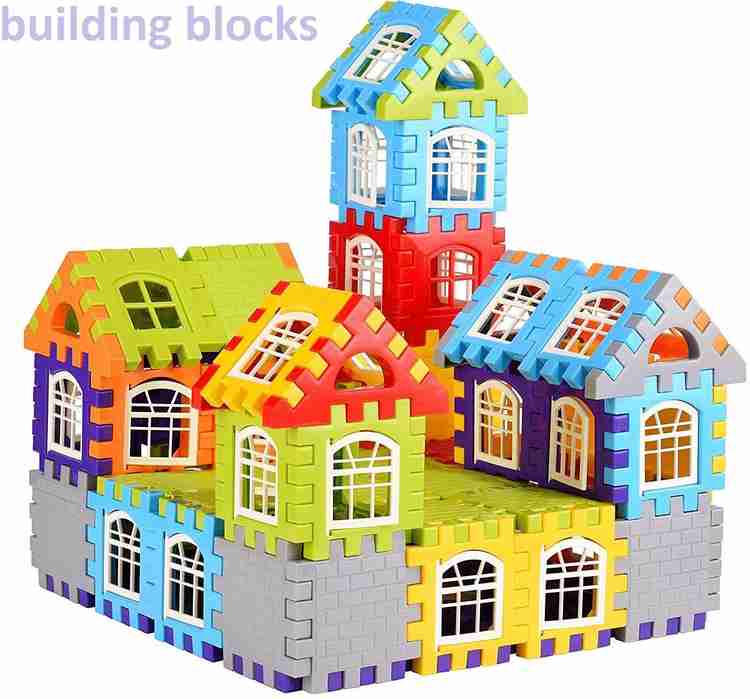 GREEN WAY Blocks for Kids Interlocking House Building Blocks Toys for Kids Blocks for Kids Interlocking House Building Blocks Toys for Kids Buy kids toys toys in India. shop for