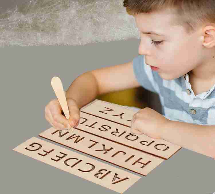 Montessori 2024 Alphabet Tracing Tiles -Letters