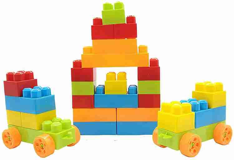 Pulsbery Kids Building Blocks Toy Set for 3 8 Years Old Kids Boys Girls Multi Color 200 Piece Kids Building Blocks Toy Set for 3 8 Years Old Kids Boys Girls Multi Color 200 Piece