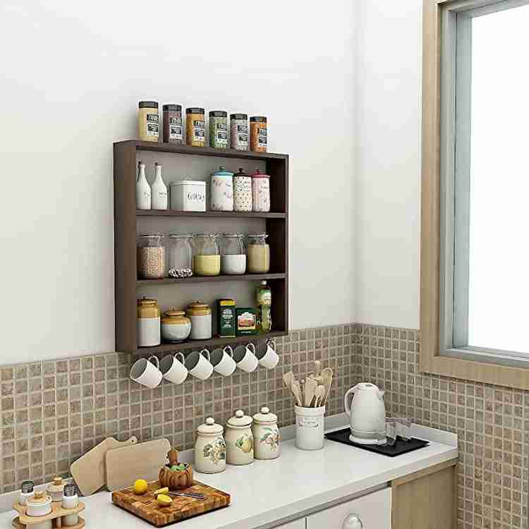 Kitchen shelves online and racks