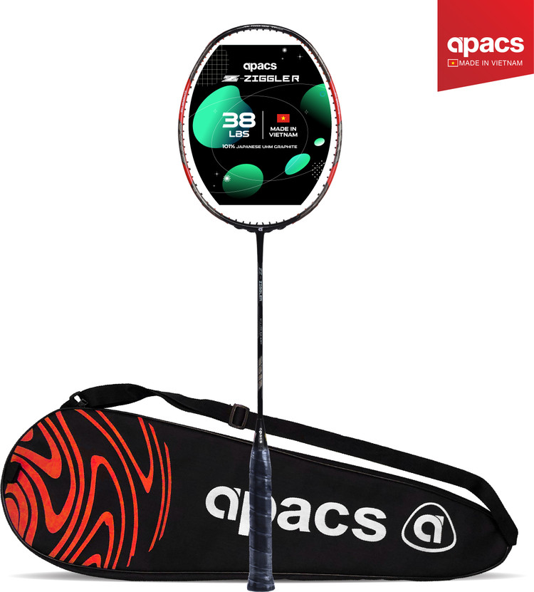 apacs Z-Ziggler Black, Orange Unstrung Badminton Racquet
