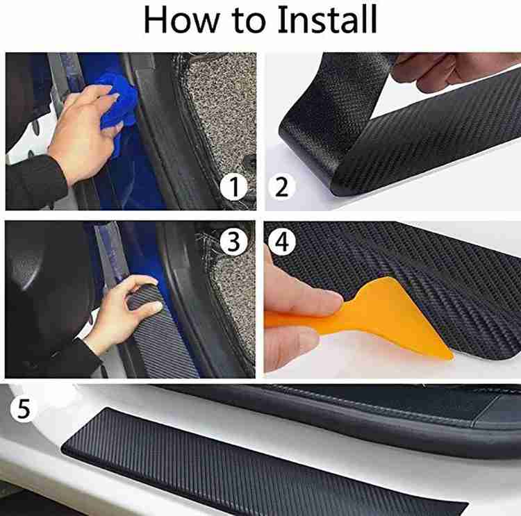3m clear car door sill protector new arrivals