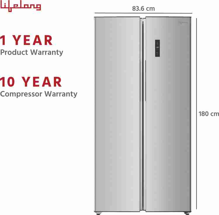 Lifelong side by side best sale refrigerator