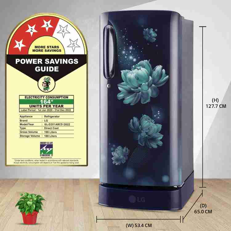 Single door shop fridge electricity consumption