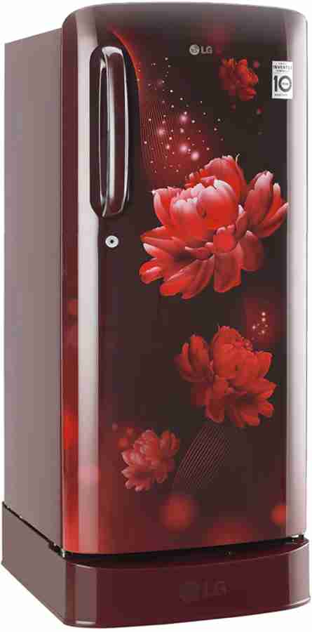 LG 185 L Direct Cool Single Door 4 Star Refrigerator with Base Drawer with  Smart Inverter Compressor, Fast Ice Making and Moist 'N' Fresh