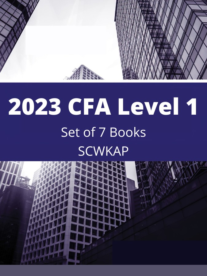 2024品質保証[CFA level1] Kaplan Schweser 2023 語学・辞書・学習参考書