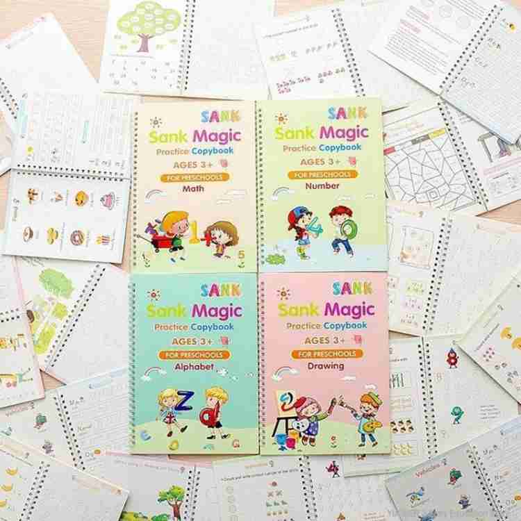 AASAVI Magic Practice Copybook for Kids, Magic Calligraphy That Can Be  Reused, Handwriting Copybook, Groove Copybook Price in India - Buy AASAVI  Magic Practice Copybook for Kids, Magic Calligraphy That Can Be