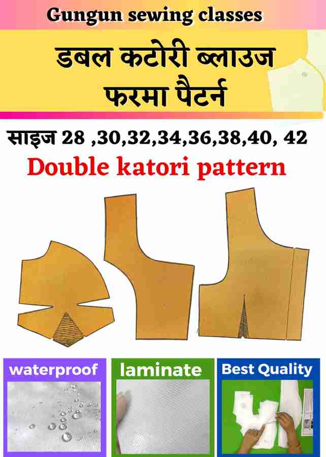Double outlet katori blouse