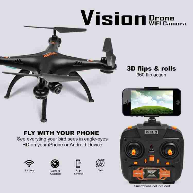 Vision drone top wifi camera app
