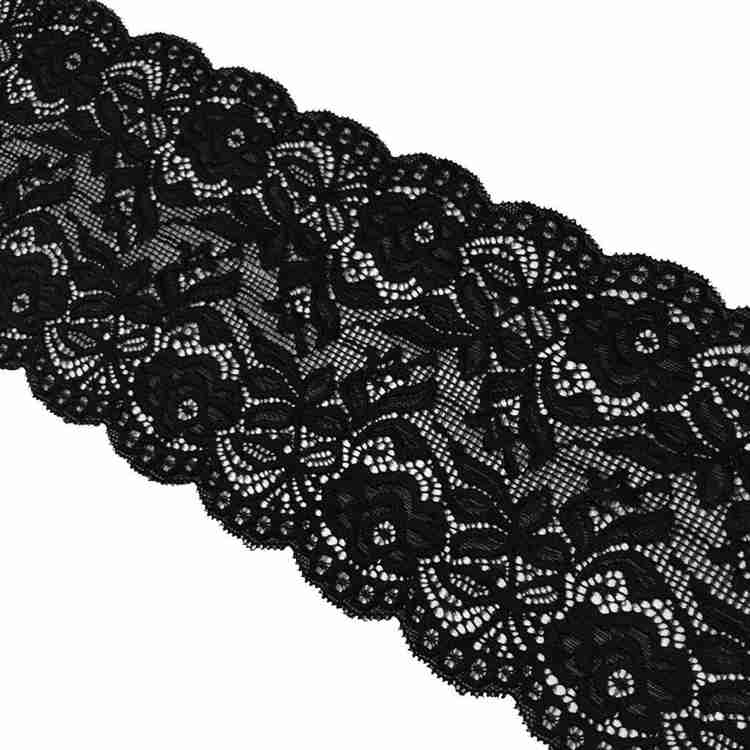 Stretchable shop lace fabric