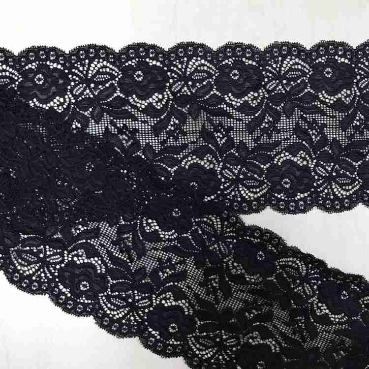 Stretchable shop lace fabric