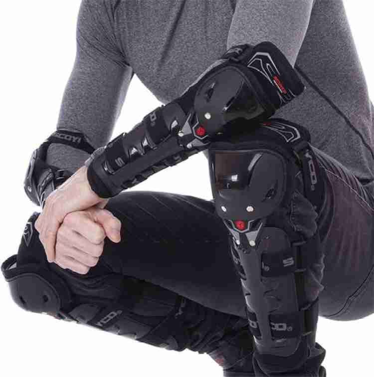 SCOYCO K11 1 Adjustable Knee and Shin Guards Protection Guard with Pads Flexible Breathable High Impact Knee Pads for Motorcycle Bike Knee Guard Elbow Guard Knee Guard Free Black Price in India Buy SC...