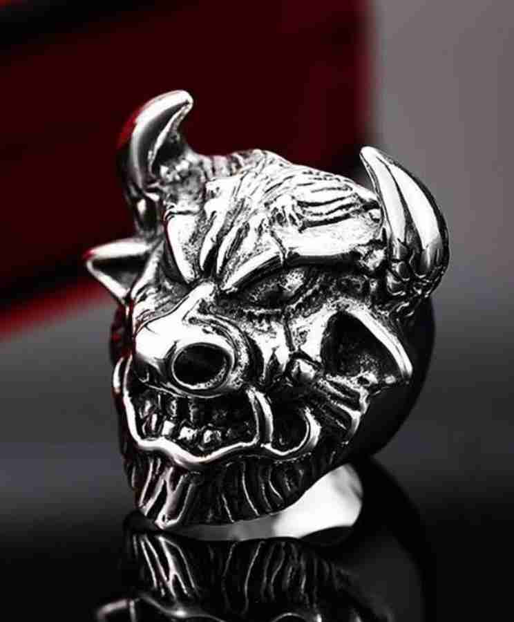 Demons head ring on sale