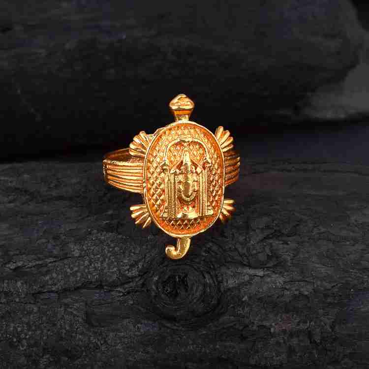 Lord venkateswara gold cheap rings with price