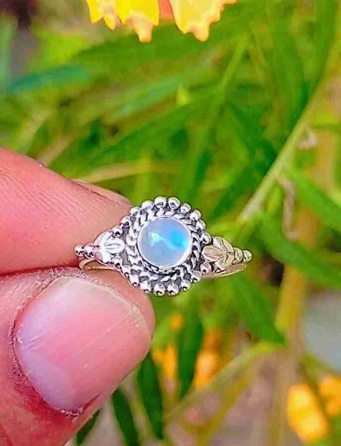 DEEPAMKAR MOONSTONE0008 Silver Stone Moonstone Ring Price in India Buy DEEPAMKAR MOONSTONE0008 Silver Stone Moonstone Ring Online at Best Prices in India Flipkart