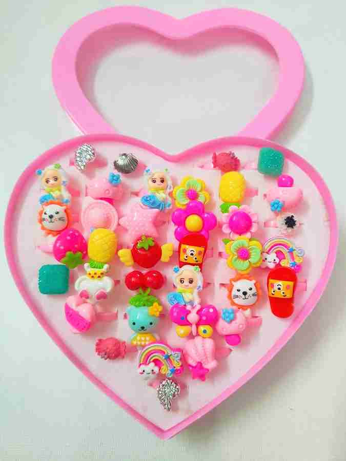 Girls plastic rings online