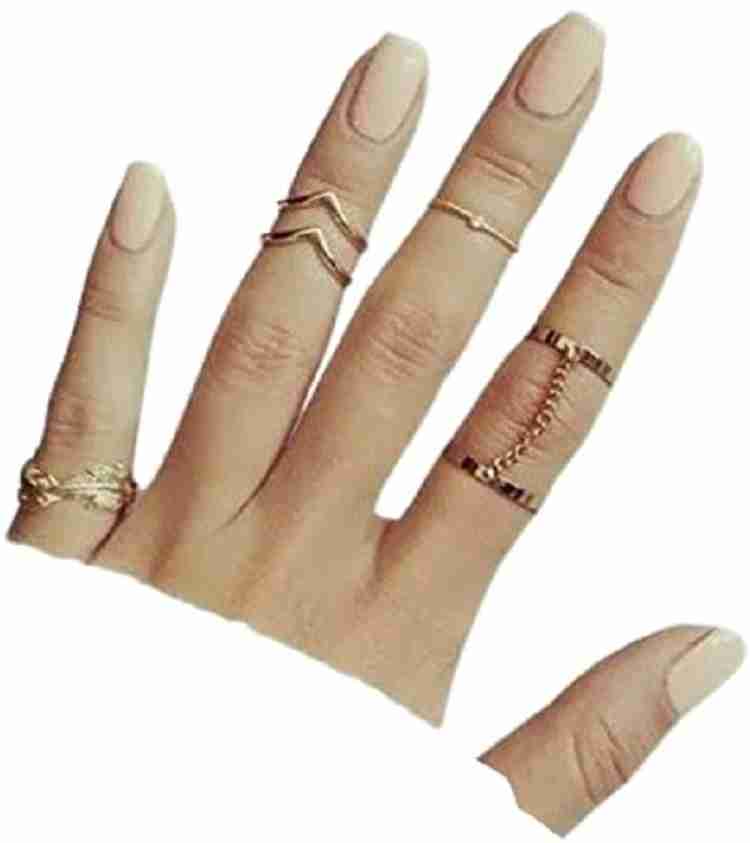 Metal finger rings online