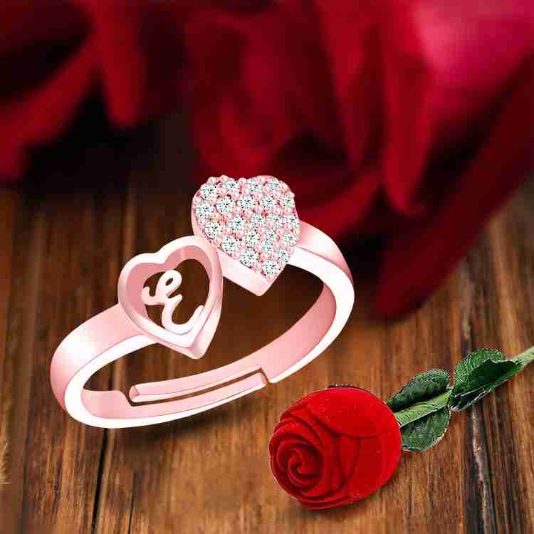 QualityAJ Trendy & Stylish Ring for Girl and Women Copper Crystal Silver  Plated Ring Price in India - Buy QualityAJ Trendy & Stylish Ring for Girl  and Women Copper Crystal Silver Plated