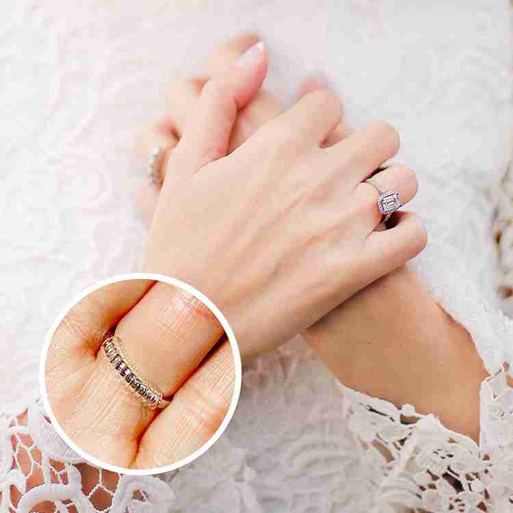 LAKSHMINARAYAN SALES Silver Ring Resizer Ring Sizers Ring Spacers or Tightener Best Gift For love Silicone Ring Price in India Buy LAKSHMINARAYAN SALES Silver Ring Resizer Ring Sizers Ring Spacers or