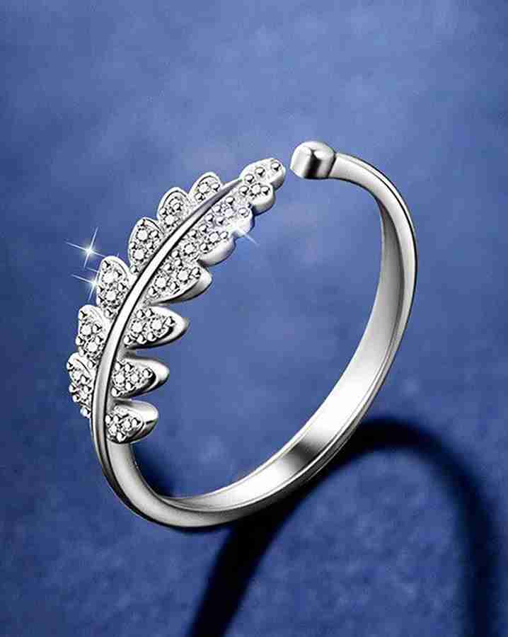 Agarwalproduct Leaf Design Ring Girl and Women Adjustable Stainless Steel Silver Plated Ring Price in India Buy Agarwalproduct Leaf Design Ring Girl and Women Adjustable Stainless Steel Silver Plated ...