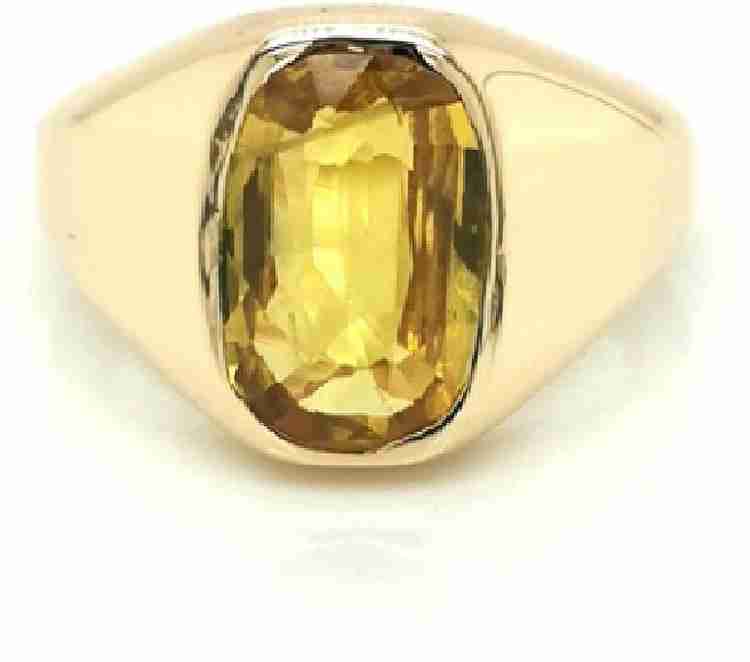 Mens yellow discount sapphire ring designs