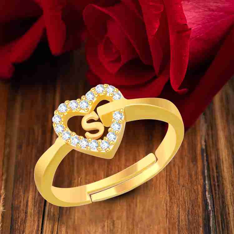Kanak Jewels Stylish Jewellery S Letter Heart Men Women Unisex