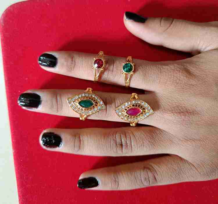 RDTSTORE Copper Brass Emerald Diamond Gold Plated Ring Price in India Buy RDTSTORE Copper Brass Emerald Diamond Gold Plated Ring Online at Best Prices in India Flipkart