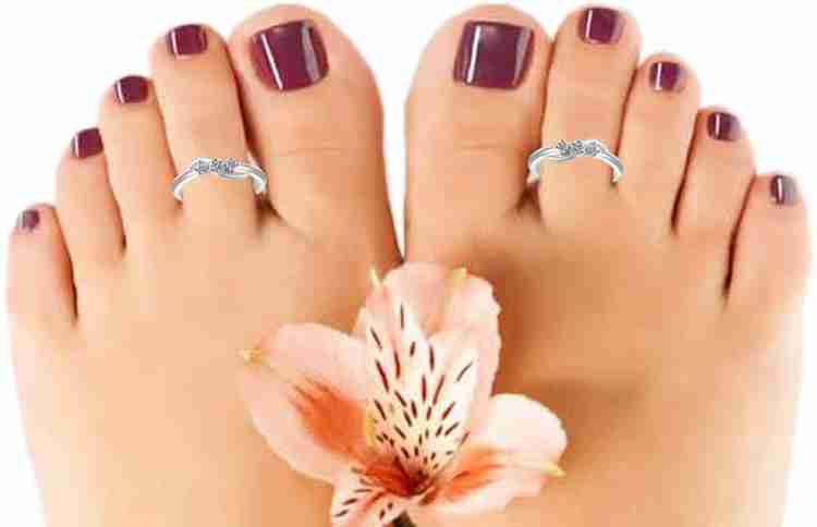 Cz toe rings deals