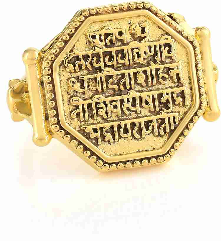 Rajmudra outlet gold ring