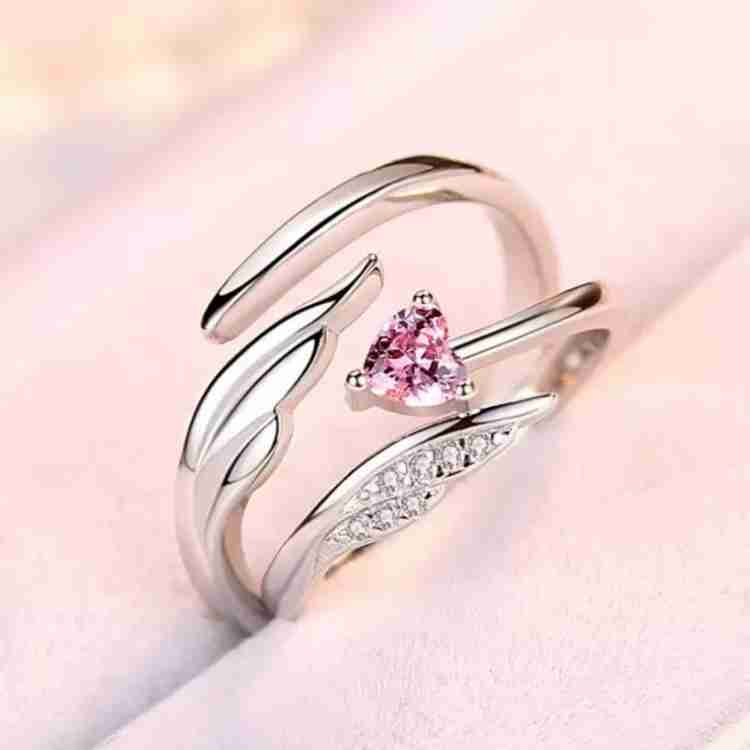 Shopping Dust Adjustable Cute Couple Rings for couple and your